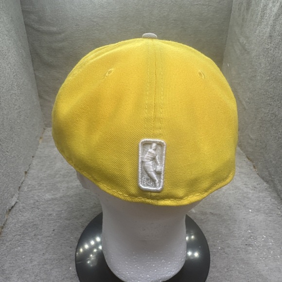 Utah Jazz‎ Fitted Hat 8 Yellow Gray New Era NBA Embroidered Cap Basketball - Picture 2 of 8